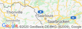 Rehlingen Siersburg map